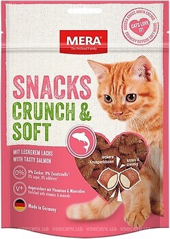 Фото Mera Snacks Crunch & Soft with Salmon 200 г