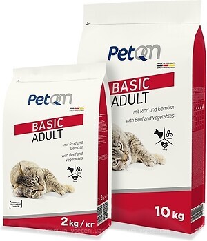 Фото PetQM Basic Adult with Beef and Vegetables 10 кг