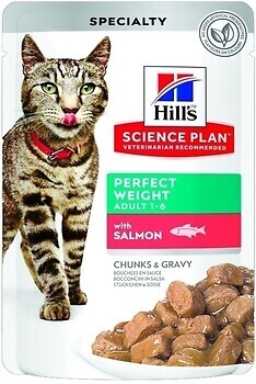 Фото Hill's Science Plan Adult Perfect Weight Salmon 85 г