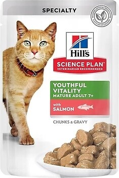 Фото Hill's Science Plan Mature Adult 7+ Senior Vitality Salmon 85 г