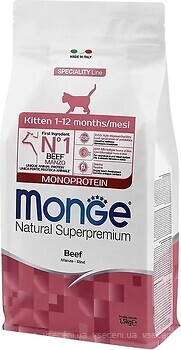 Фото Monge Monoprotein Kitten Beef 1.5 кг