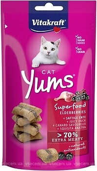 Фото Vitakraft Yums Superfood Holunder & Ente 40 г (39810)