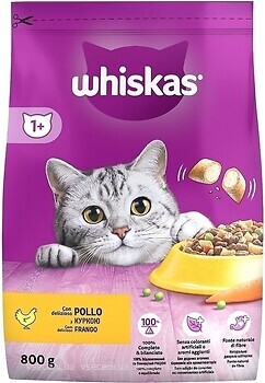 Фото Whiskas Сухий корм Смачні подушечки з куркою 800 г