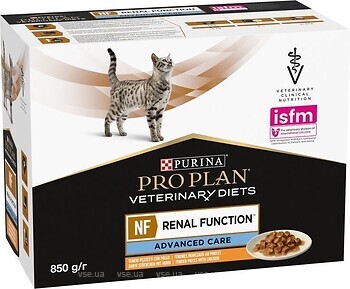 Фото Purina Pro Plan Veterinary Diets NF Renal Function Advanced Care Chicken 10x85 г