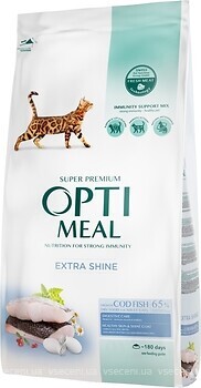 Фото Optimeal For Adult Cats With Cod Fish 1.5 кг