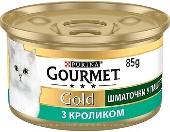 Фото Gourmet Gold Паштет з кроликом 24x85 г
