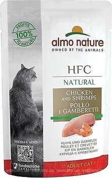 Фото Almo Nature HFC Adult Cat Natural Chicken & Shrimps 55 г