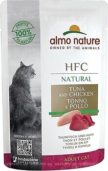 Фото Almo Nature HFC Adult Cat Natural Tuna & Chicken 55 г