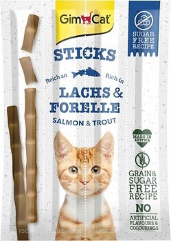 Фото GimCat Sticks Salmon and Forelle 1 шт.