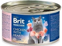 Фото Brit Premium by Nature Chicken with Hearts 6x200 г