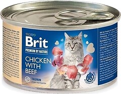 Фото Brit Premium by Nature Chicken with Beef 6x200 г