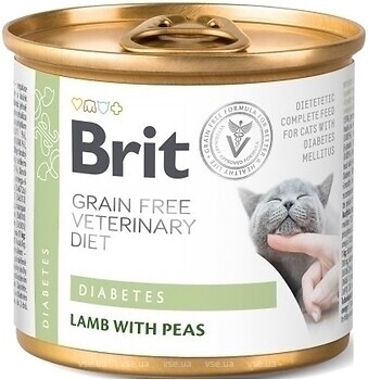 Фото Brit Veterinary Diet Cat Diabetes 6x200 г