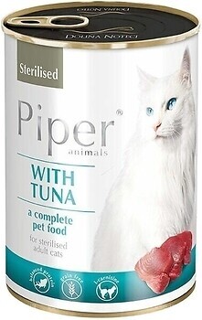 Фото Dolina Noteci Piper Animals Sterilised with Tuna 400 г
