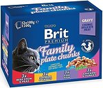 Фото Brit Premium Cat Pouch Family Plate Chunks 1.2 кг
