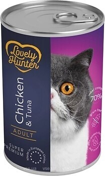 Фото Lovely Hunter Adult Cat Sterilised with Chicken & Tuna 400 г