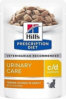 Фото Hill's Prescription Diet Feline c/d Urinary Multicare Chicken 85 г