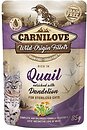 Фото Carnilove Cat Pouch Quail with Dandelion 85 г