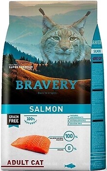 Фото Bravery Adult Cat Salmon 600 г