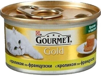 Фото Gourmet Gold Шматочки в паштеті з кроликом по-французьки 85 г