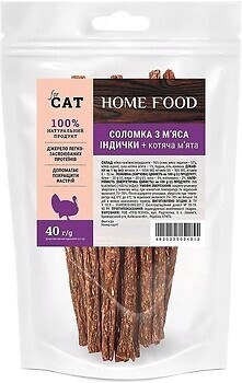 Фото Home Food Соломка з індички і котячої м'яти 40 г (3051004)