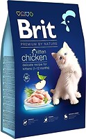 Фото Brit Premium by Nature Cat Kitten Chicken 3x300 г