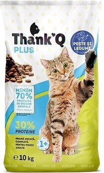 Фото Thank’Q Для дорослих з рибою 10 кг
