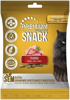 Фото happyOne Premium Cat Snack Chicken 50 г (5600758049051)