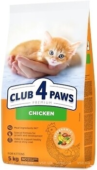 Фото Клуб 4 лапы Premium Сухой корм для котят с курицей 5 кг