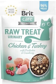 Фото Brit Care Raw Treat Urinary Chicken & Turkey 40 г