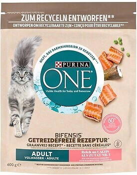 Фото Purina One Grain Free Bifensis Salmon 600 г