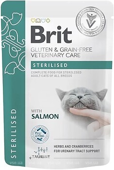 Фото Brit Veterinary Diet Cat Sterilised 12x85 г