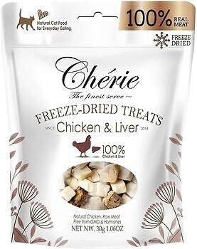 Фото Cherie Freeze Dried Treats Chicken and Liver 30 г