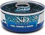 Фото Farmina N&D Ocean Tuna, Sardine & Shrimp 70 г