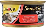 Фото GimCat ShinyCat Filet Tuna with Salmon in Jelly 70 г