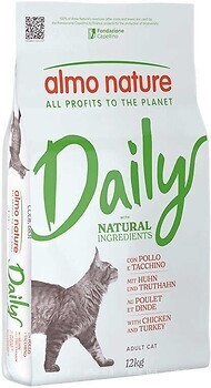 Фото Almo Nature Daily Cat Chicken and Turkey 12 кг