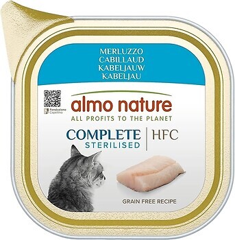 Фото Almo Nature HFC Cat Complete Sterilised Cod 85 г