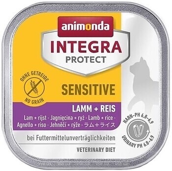 Фото Animonda Integra Protect Sensitive Lamb+Rice 100 г