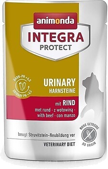 Фото Animonda Integra Protect Urinary Struvit With Beef 85 г