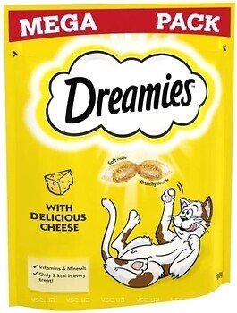 Фото Dreamies Ласощі для кішок з сиром 180 г