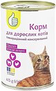 Фото Ашан Консервований корм м'ясне асорті 415 г