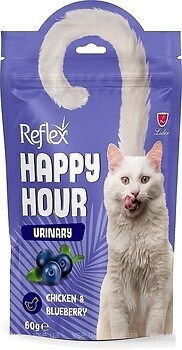 Фото Reflex Plus Adult Cat Happy Hour Urinary Treat Chicken & Blueberry 60 г