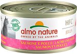 Фото Almo Nature HFC Adult Cat Jelly Salmon & Chicken 70 г