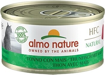 Фото Almo Nature HFC Adult Cat Natural Tuna with Corn 70 г