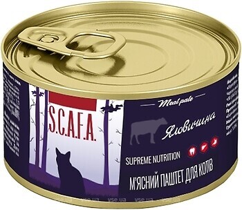 Фото S.C.A.F.A. Паштет мясной с говядиной 100 г