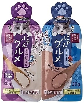 Фото CattyMan Complete Twins Pouch Курка, тунець, макрель 2x30 г (Z1532)