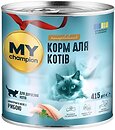 Фото My Champion Шматочки в желе з рибою 415 г