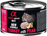 Фото Alpha Spirit Adult Turkey with Pear 6x200 г