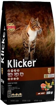 Фото Klicker Adult Cat Salmon 300 г