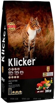 Фото Klicker Adult Cat Lamb 300 г