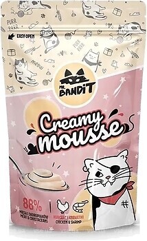 Фото Mr.Bandit Creamy Mousse Chicken & Shrimp 6x10 г